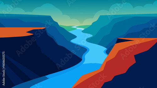 Discover the Dramatic Panoramic View from the Edge of a High Cliff