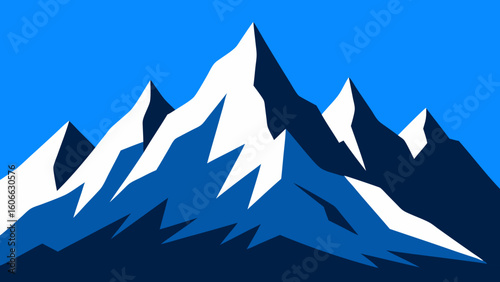 Observe the Dramatic Razor Backed Ridges of a Mountain Range