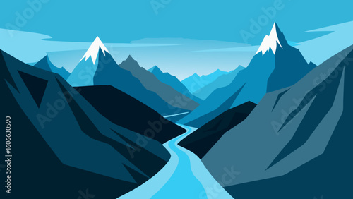 Witness the Dramatic Panoramic View from a High Mountain Pass