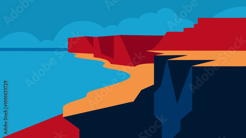 Witness the Dramatic Wave Cut Platforms and Cliffs of the Ocean