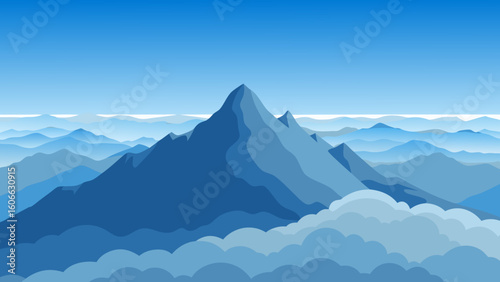 Discover the Immense Panoramic View from the Summit of a High Peak