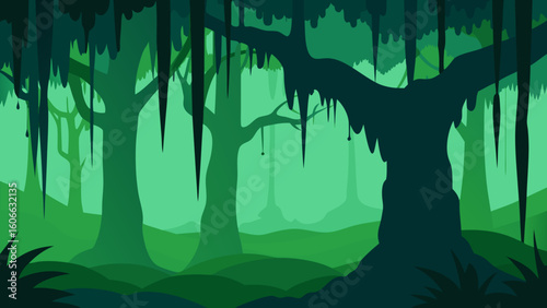 Discover a Dense Atmospheric Temperate Rainforest with Moss