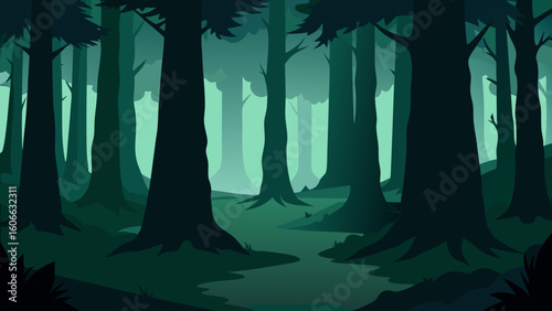 Discover the Ancient Dense Primeval Forest Featuring Dark Yew Trees