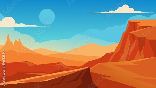 Explore a High Altitude Plateau with a Sparse Rocky Landscape