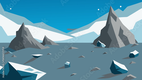 Witness a High Altitude Moraine Field a Chaotic Rocky Landscape