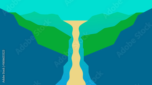 Explore a Narrow Moss Lined Canyon in the Columbia River Gorge