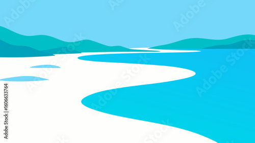Relax on a Pristine White Sand Beach in Australia's Whitsunday Islands