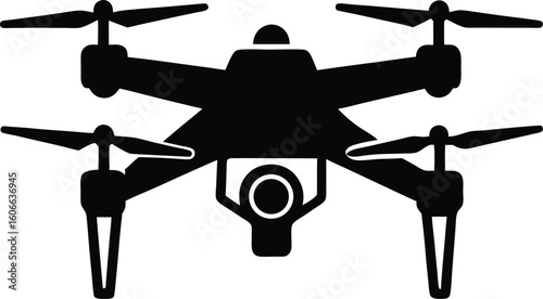  Drone with Camera Vector Icon