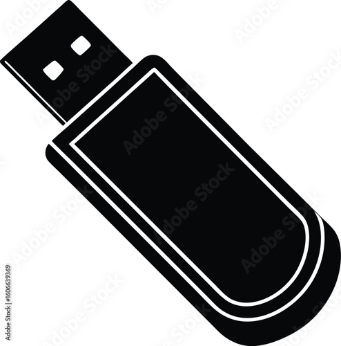  USB Flash Drive Vector Illustration