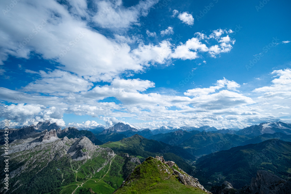 Obraz premium high mountain landscape