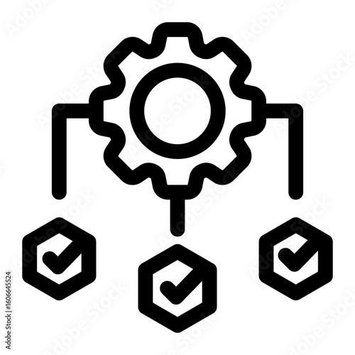 Strategic Process Management Icon