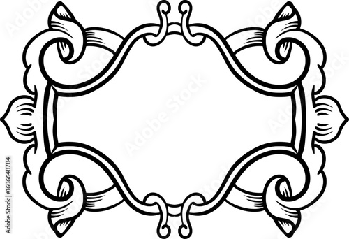 ornamental frame design or 