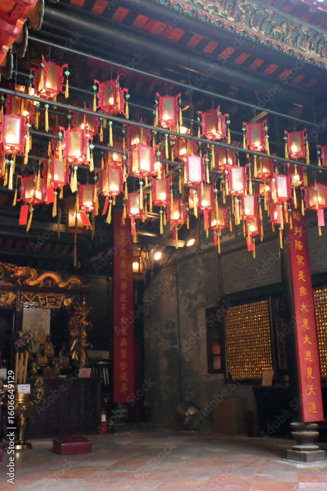 Naklejka premium 香港の寺院