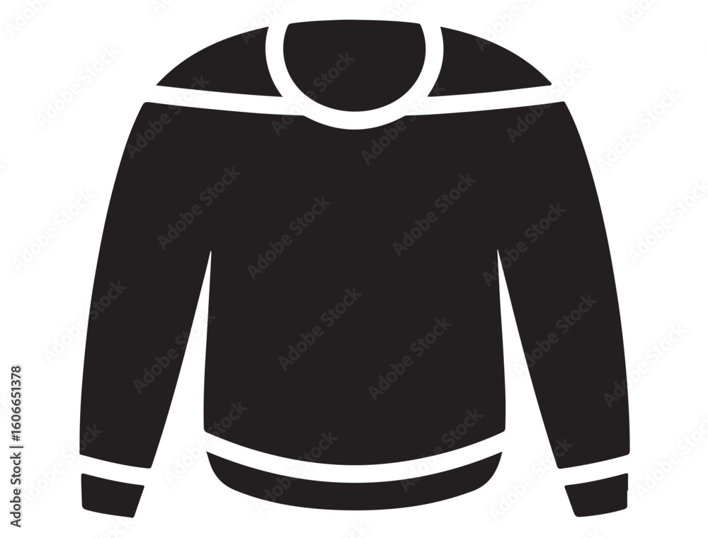 Naklejka premium SWEATER SILHOUETTE