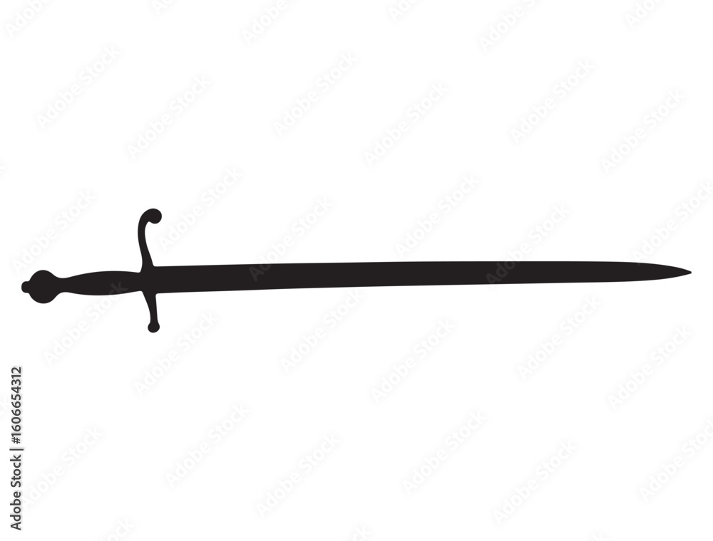 Obraz premium SWORD SILHOUETTE