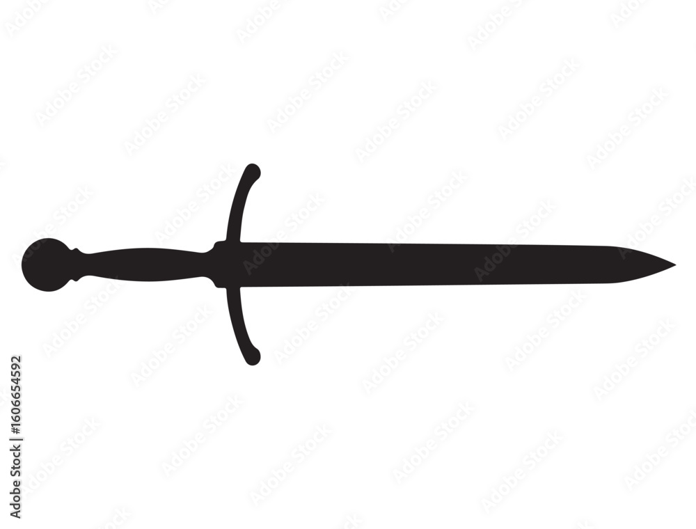 Obraz premium SWORD SILHOUETTE