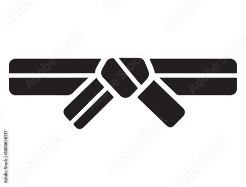  TAEKWONDO BELT SILHOUETTE