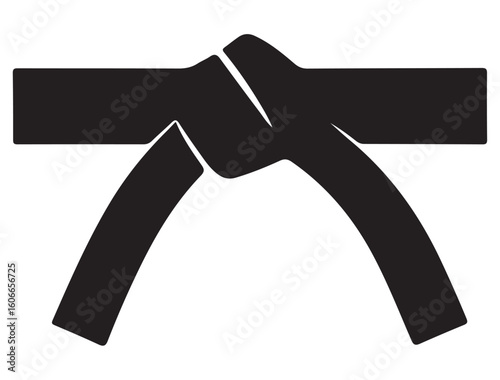  TAEKWONDO BELT SILHOUETTE