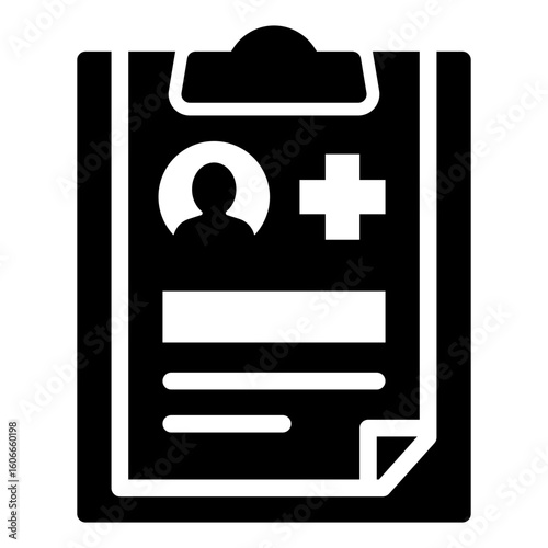 Medical Report Icon Healthcare Form