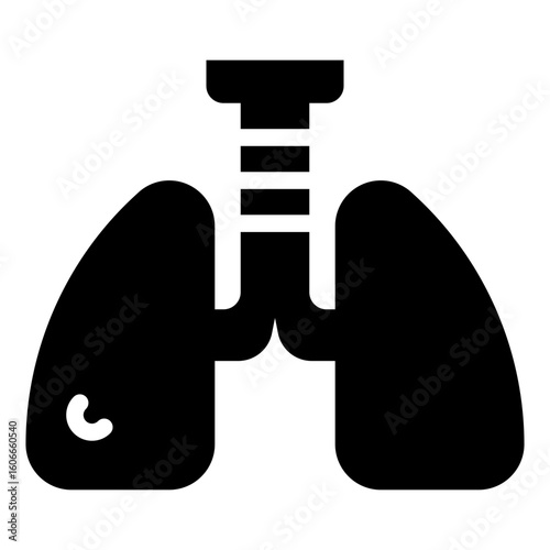 Lungs Anatomy Medical Icon