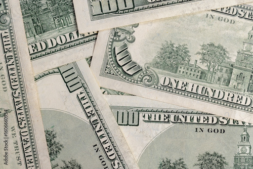 Fotografie dollars that are legal tender, money with a face value of one hundred dollars, t