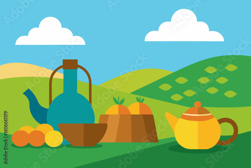 a still life in the meadow