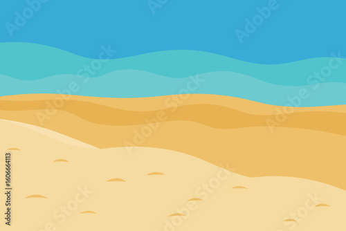 sand dunes on the beach