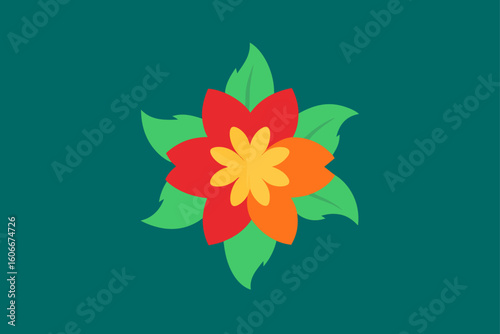 tropical bloom aerial