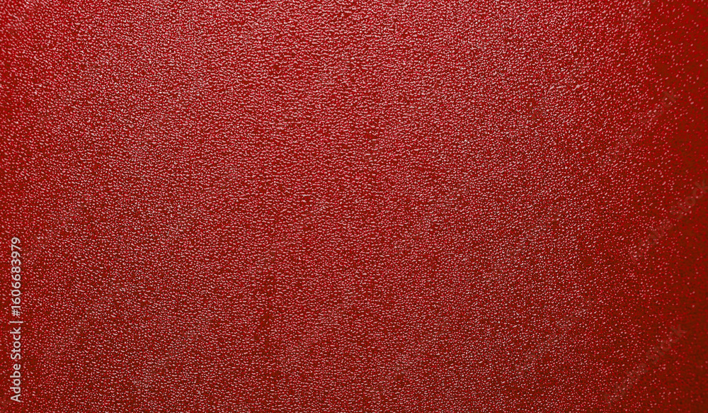 Fototapeta premium water dew drops on metal painted surface macro background