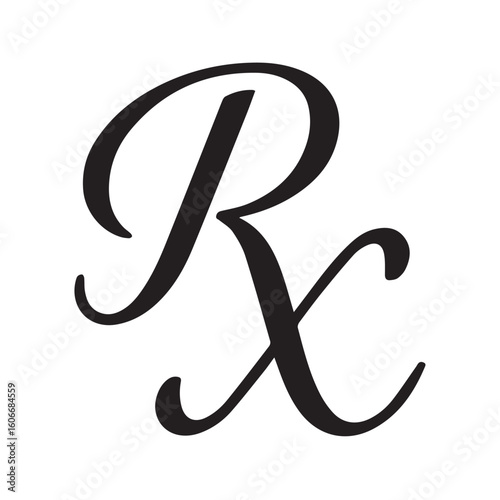 Rx Symbol in Pharmacy