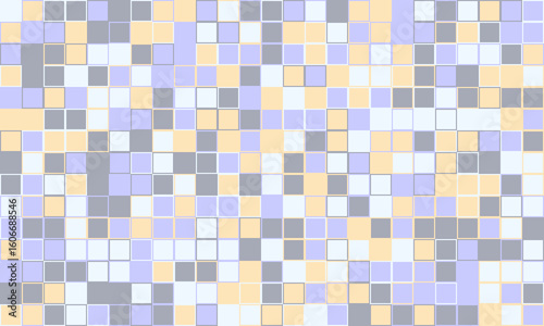 Abstract pastel mosaic background.  Soft, muted colors create a calming and modern aesthetic, perfect for websites, presentations, or textile designs.
