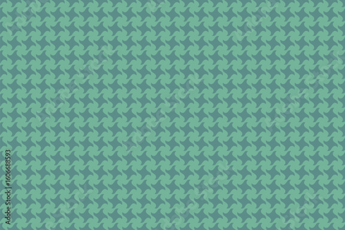 Elegant teal houndstooth pattern, perfect for textile design, fashion, or website backgrounds.  This sophisticated repeating texture offers a subtle yet stylish visual interest.