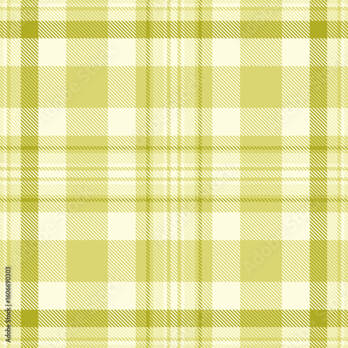 Halloween texture plaid vector, preppy pattern fabric background. Foot textile tartan check seamless in yellow and light yellow colors.