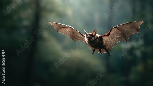 bat flying in the sky