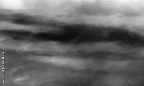 Photography Foggy texture enhances the ominous dark stormylooking clouds in this striking black and white image