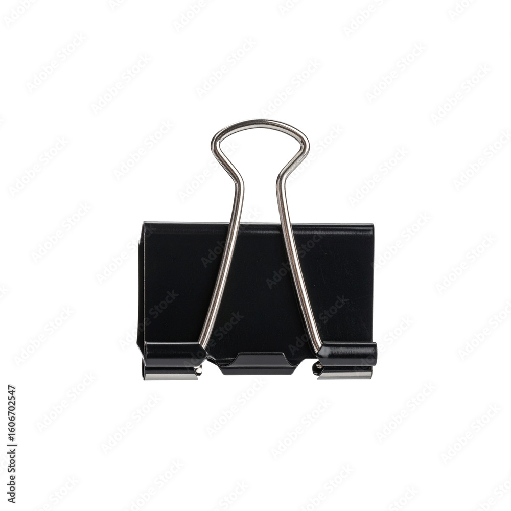 Black metal paper clip isolated on white background. Essential office and school stationery supplies isolated on white background.
Black metal paper clip isolated on white background. Essential office and school stationery supplies isolated on white background.