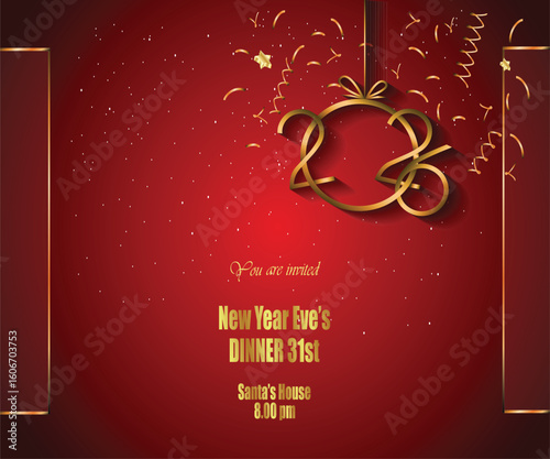 2026 Happy New Year background for your seasonal invitations, festive posters, greetings cards.
