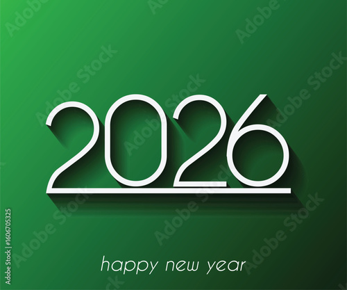 2026 Happy New Year background.