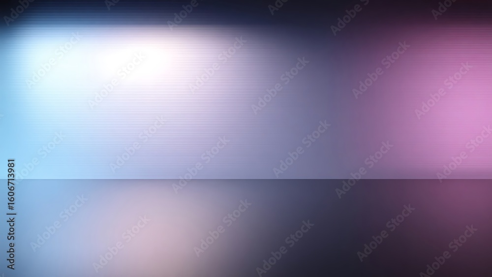 Fototapeta premium Abstract gradient background with soft lighting and reflective surface