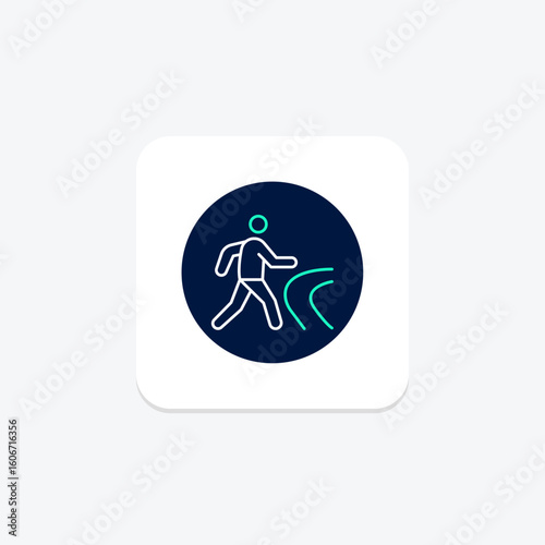 Walking Trail, vector, pixel perfect, illustrator file