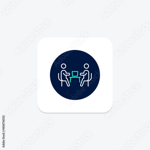 Co-working Space, vector, pixel perfect, illustrator file