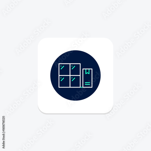 Package Locker, vector, pixel perfect, illustrator file