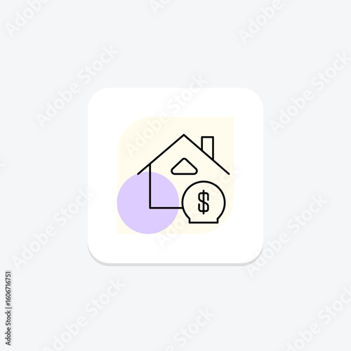 Mortgage, vector, pixel perfect, illustrator file