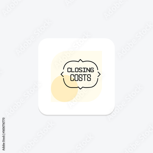 Closing Costs, vector, pixel perfect, illustrator file
