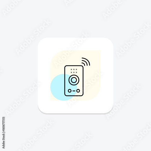 Video Doorbell, vector, pixel perfect, illustrator file