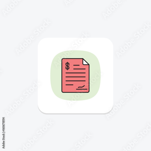 Purchase Agreement, vector, pixel perfect, illustrator file