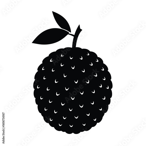 vector illustration of a strawberry isolated