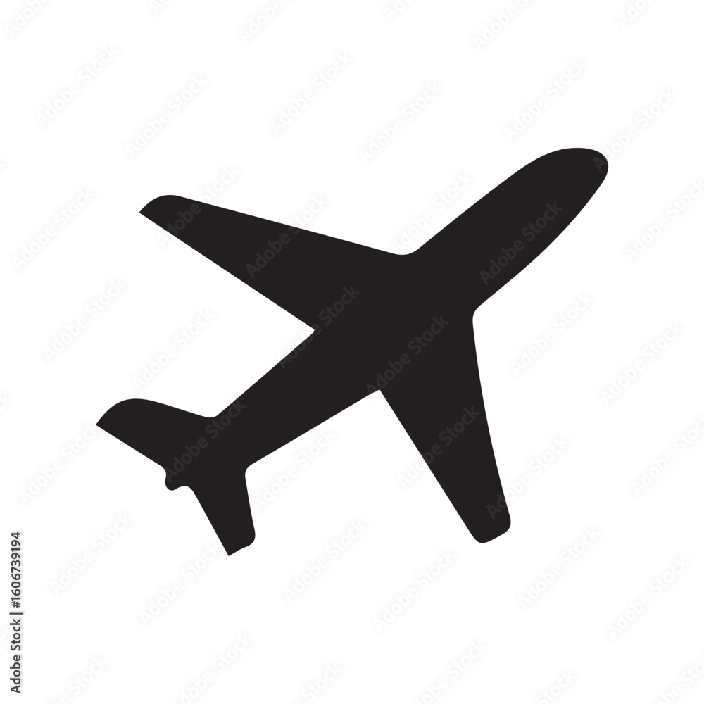 Obraz premium airplane icon vector illustration