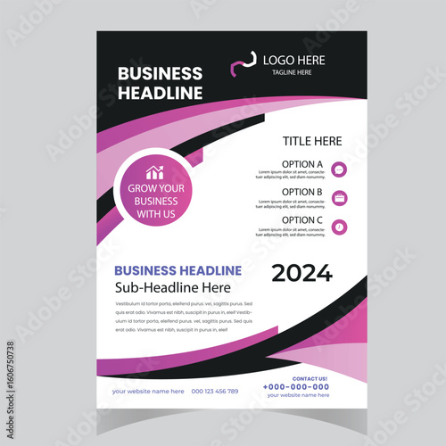 Modern Corporate Flyer Design Business Company