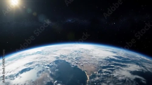 earth in space